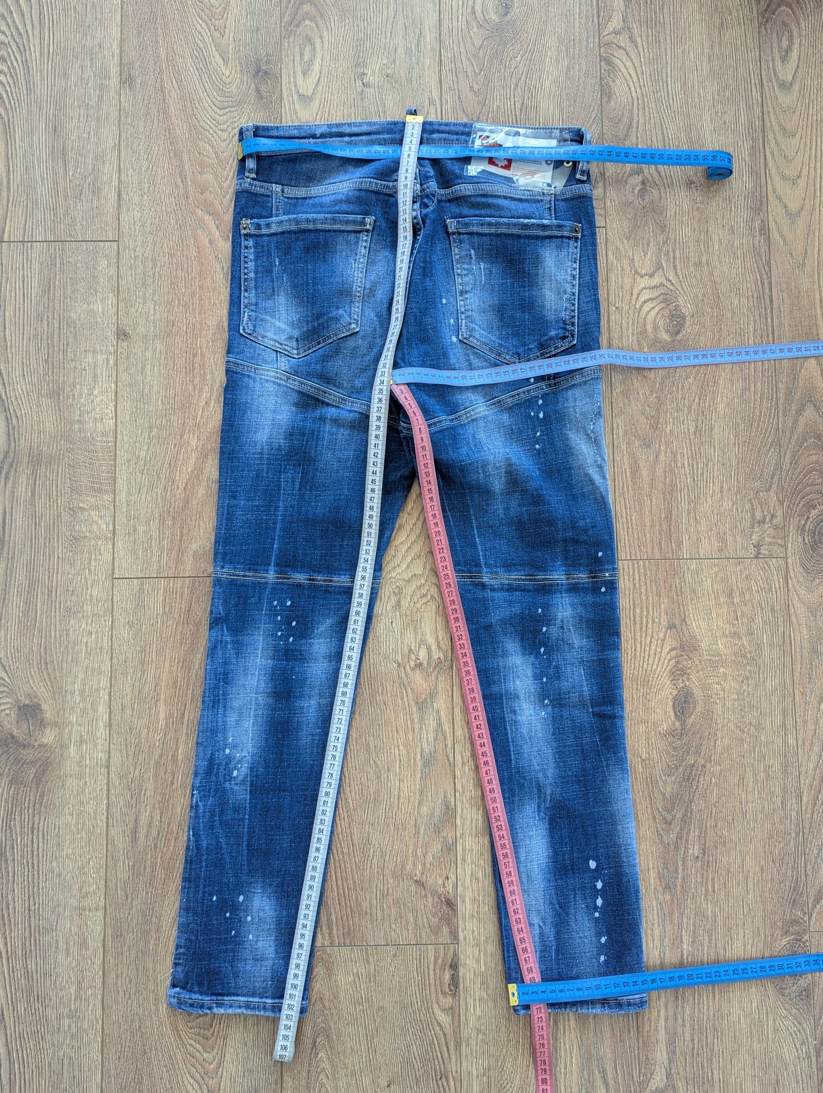 Dsquared2 DSQUARED2 Tidy Biker Jean Dean Caten Denim Pants MadeInItaly Size US 34 / EU 50 - 21 Thumbnail