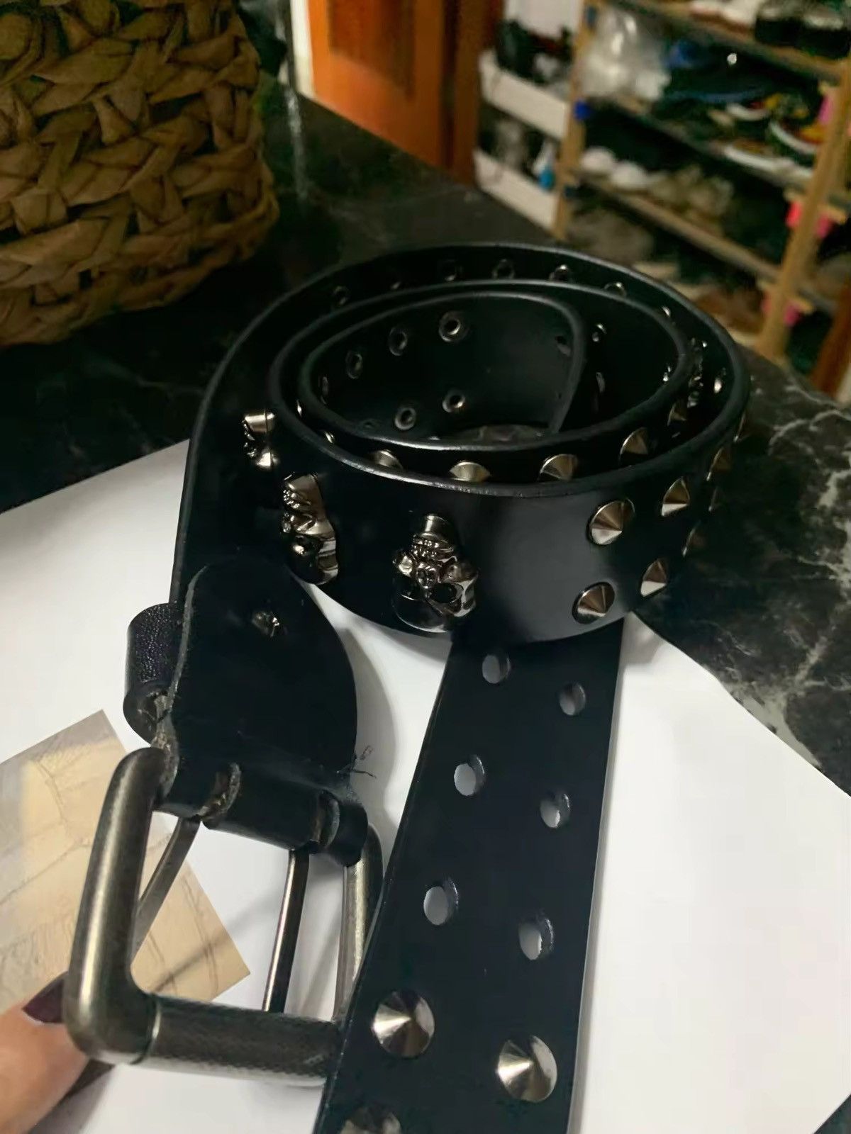 Japanese Brand Vintage skulls Belt y2k 90’s Size ONE SIZE - 5 Thumbnail
