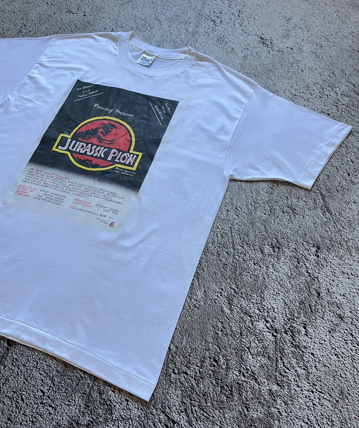 Hanes Hanes Beefy-T Jurassic Plön Graphic T-Shirt Size XXL Size US XXL / EU 58 / 5 - 4 Thumbnail