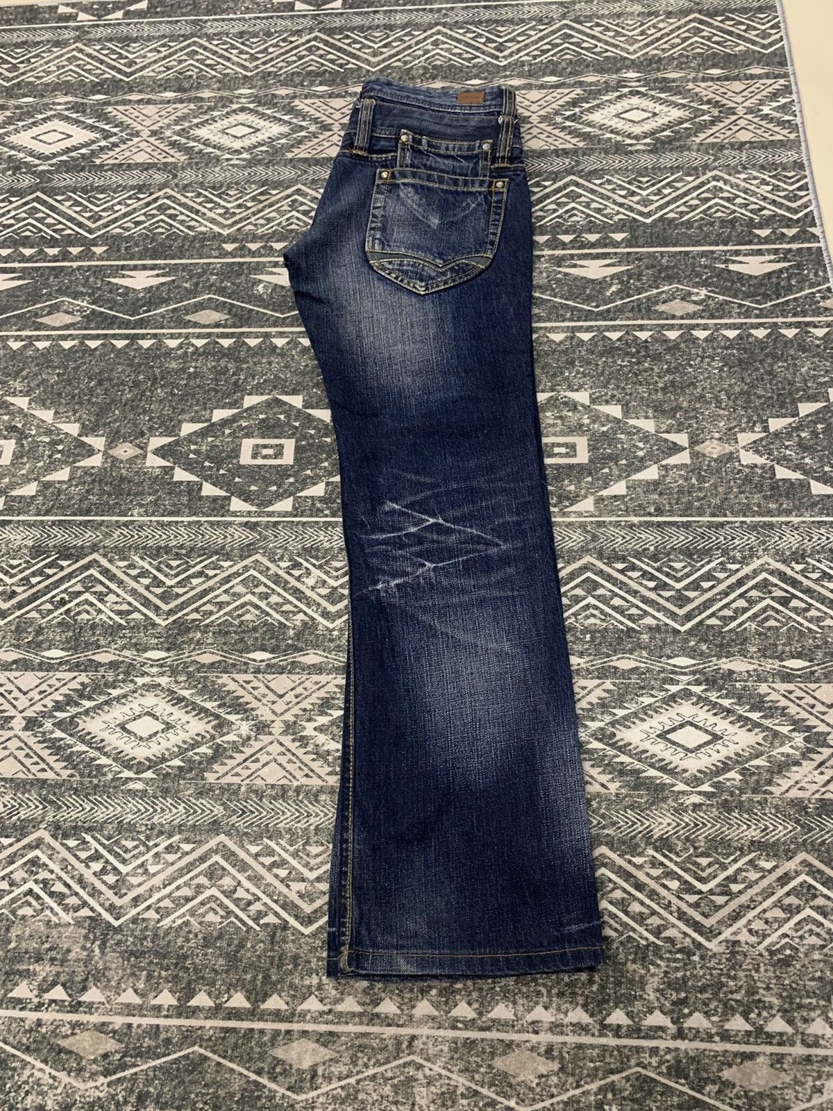 If Six Was Nine 🔥FLARE🔥 NICOLE FOR MEN DOUBLE WAIST FLARE PANT Size US 30 / EU 46 - 12 Thumbnail