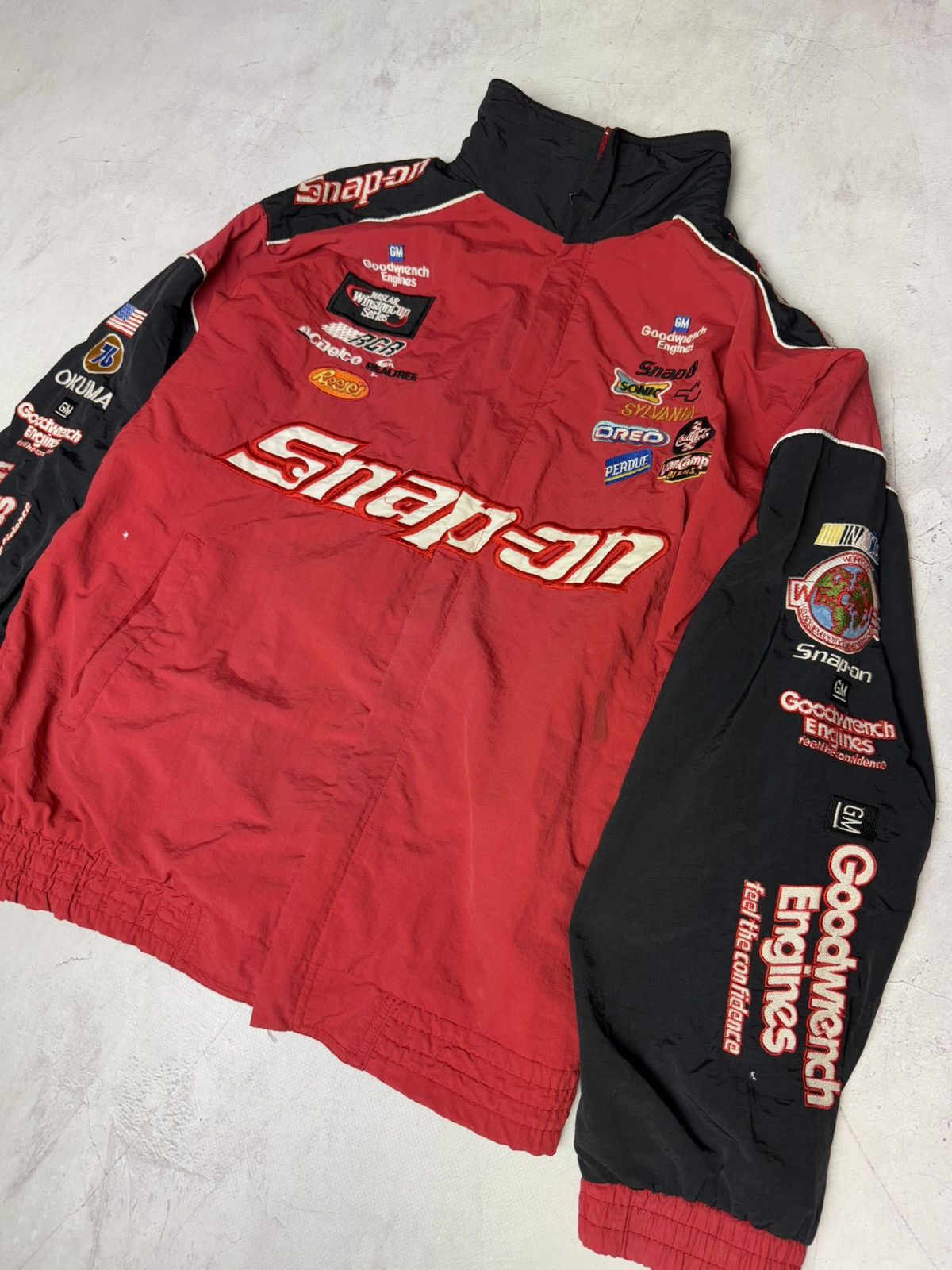 NASCAR × Vintage Vintage NASCAR Snap-On Racing Light Jacket Formula1 Size US XXL / EU 58 / 5 - 8 Thumbnail