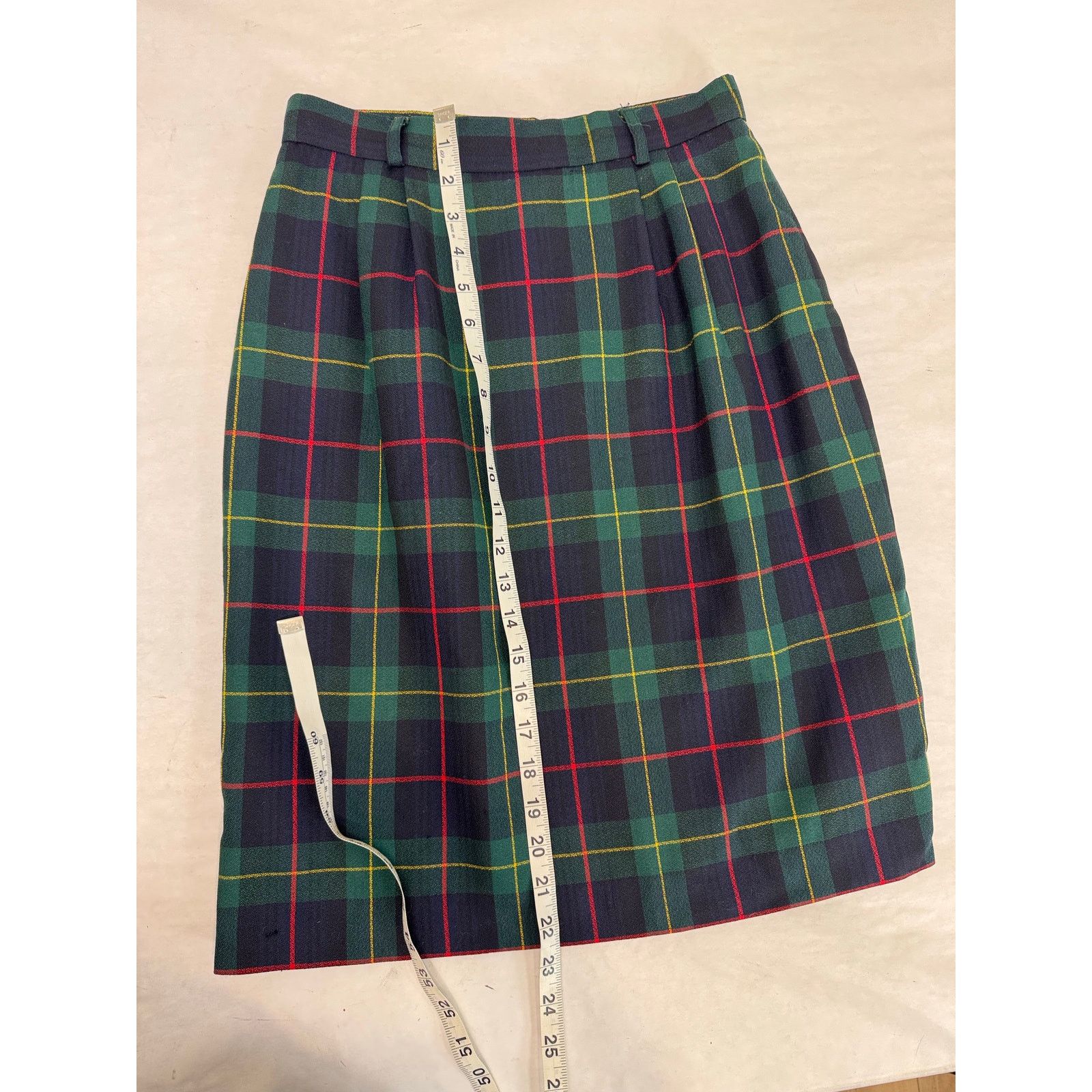 JH Collectibles Vintage J. H. Collectibles Skirt Plaid Wool Classic Tartan 6 Size 28" / US 6 / IT 42 - 6 Thumbnail