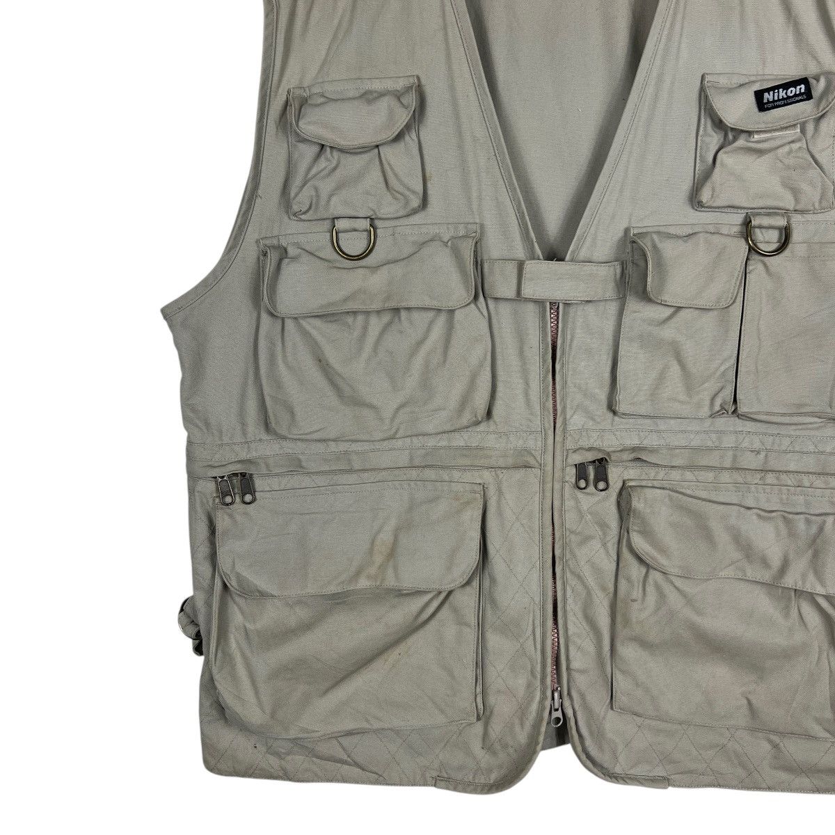 Nikon 🔥 Vintage Nikon Camera Multi Pocket Utility Survival Vest Size US XL / EU 56 / 4 - 5 Thumbnail