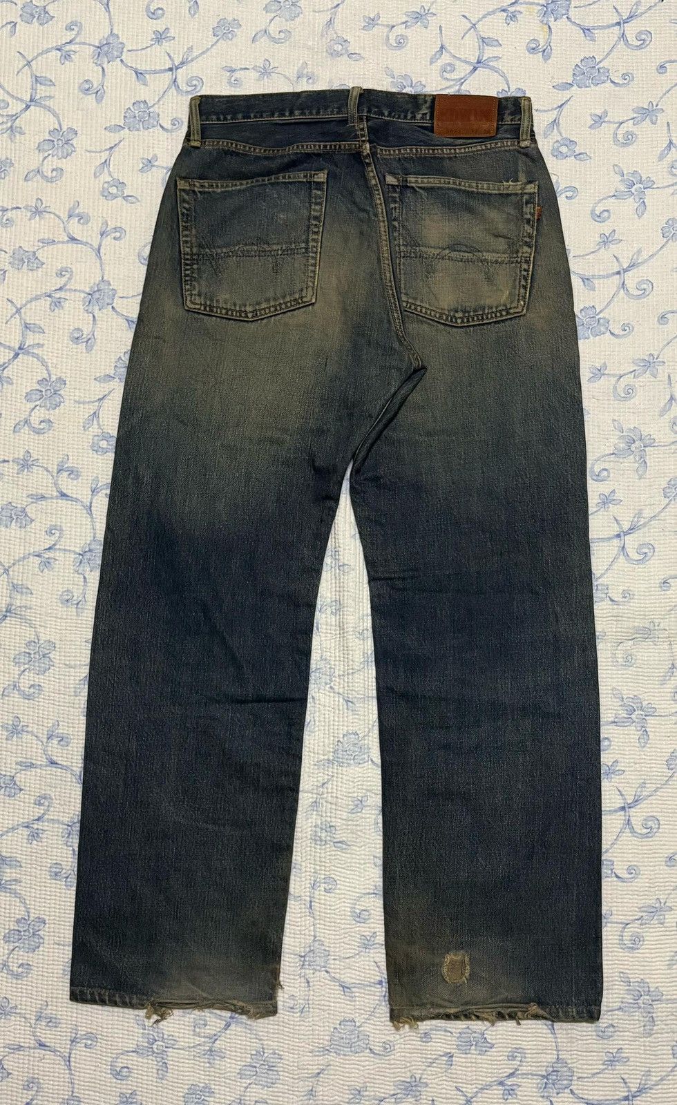 Edwin × Vintage Edwin Denim Pant Distressed Style made in Japan Size US 32 / EU 48 - 9 Thumbnail