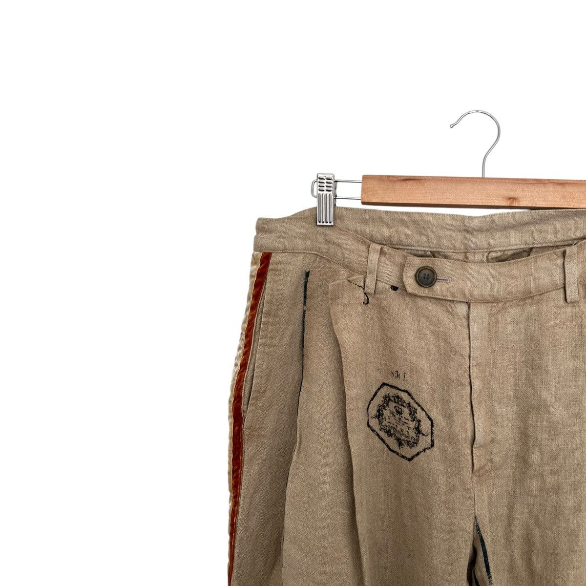 Share Spirit Homme Share spirit linen print pants Size US 30 / EU 46 - 2 Thumbnail