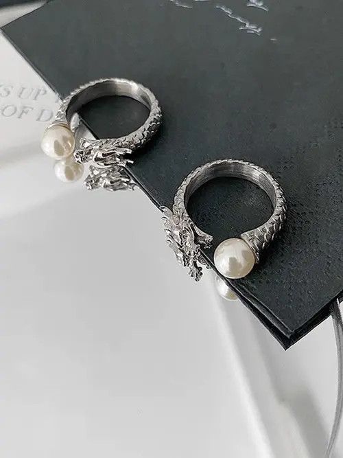 Japanese Brand Retro punk rings Size ONE SIZE - 1 Thumbnail