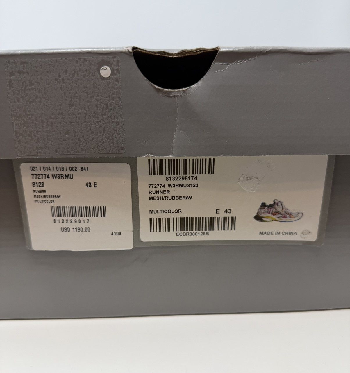 Balenciaga Balenciaga Runner Sneaker Multicolor New Season Size US 10 / EU 43 - 9 Thumbnail