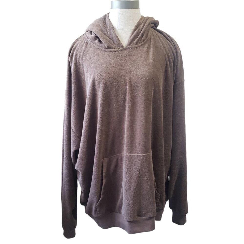 Designer CT1721 Skims NWT Terry Lounge Pullover Hoodie Oxide 4X Size M / US 6-8 / IT 42-44 - 1 Thumbnail