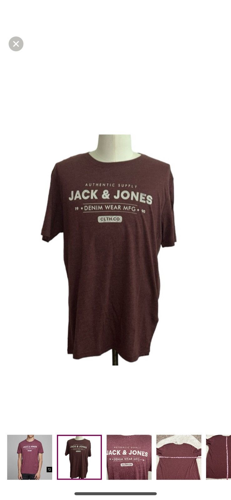 Jack & Jones Jack and jones XL graphic tee Size US XL / EU 56 / 4 - 1 Thumbnail