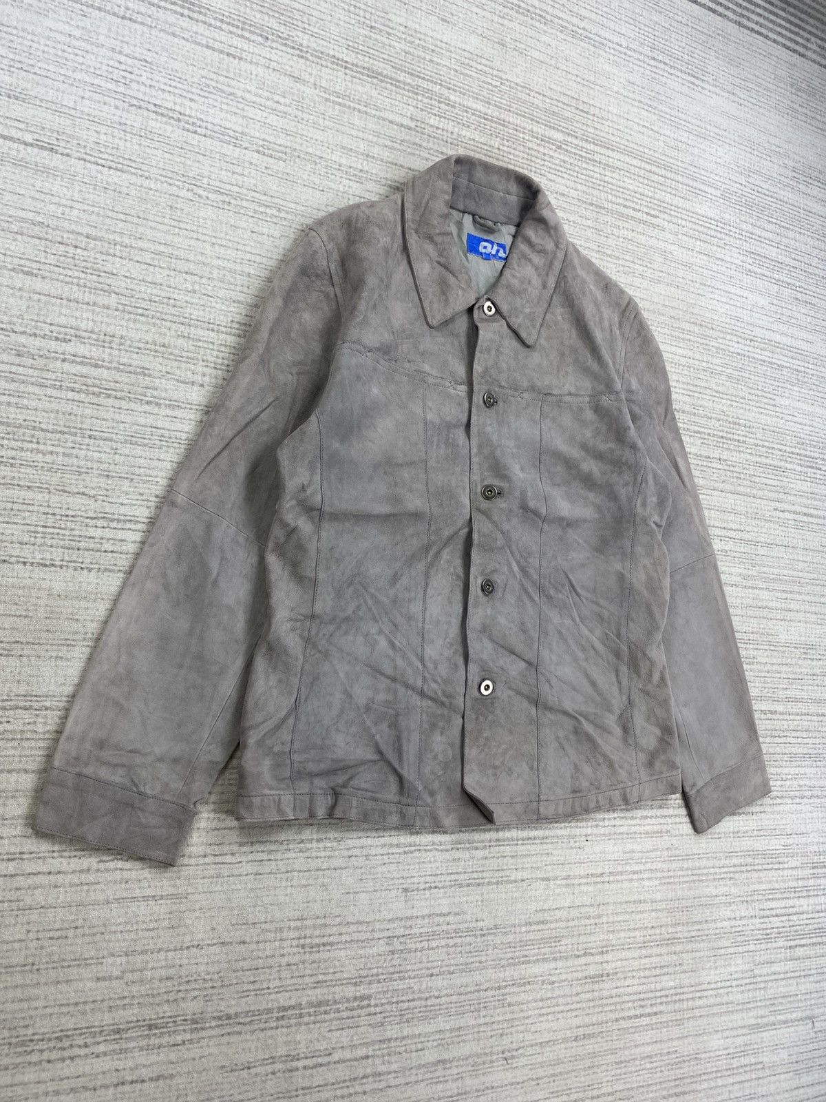 ABAHOUSE Vintage Abahouse Buttoned Leather Jacket Size US M / EU 48-50 / 2 - 3 Thumbnail