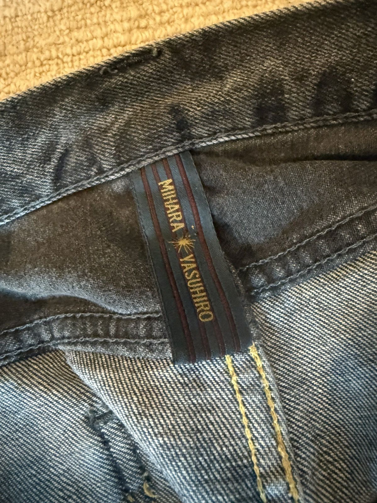 Maison MIHARA YASUHIRO Cummerbund denim jeans black blue Size US 30 / EU 46 - 6 Thumbnail