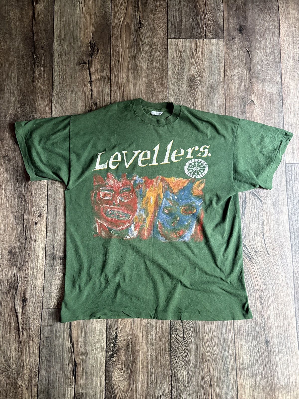 Band Tees Vintage The Levellers Rare ‘Zeitgeist’ 1995 Tour T-Shirt XL Size US XL / EU 56 / 4 - 1 Thumbnail