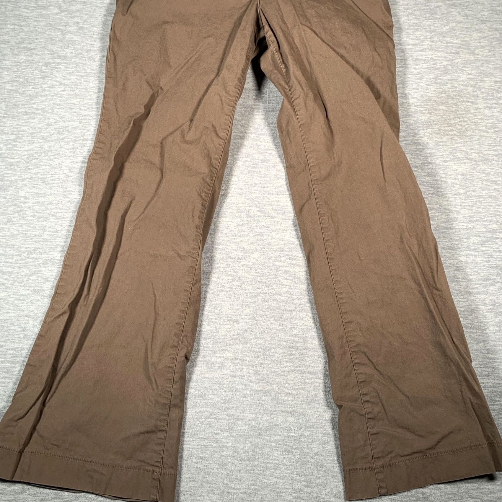 J.Crew J.CREW Pants Womens 14R Brown City Fit Stretch Chino Bootcut Casual Khaki Career Pants 31in Inseam Women Belize? Size 36" / US 14 / IT 50 - 3 Thumbnail