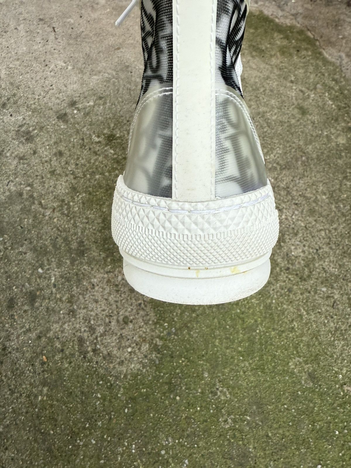 Dior Christian Dior B23 HIGH-TOP White/Black Dior Oblique Canvas Size US 8.5 / EU 41-42 - 10 Thumbnail