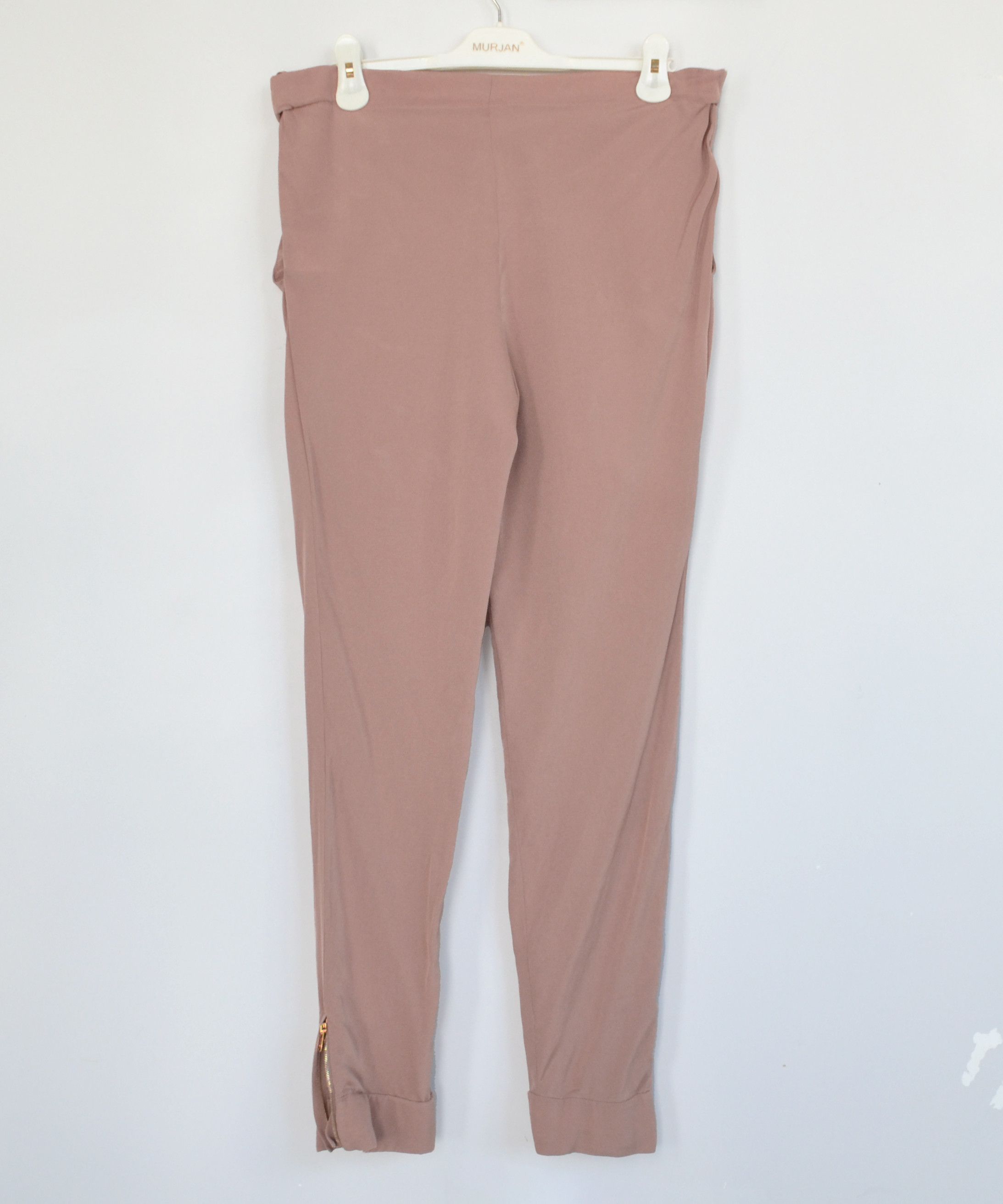 Gucci GUCCI Pants Silk Trousers Black Belt Zip Size 27" / US 4 / IT 40 - 5 Thumbnail