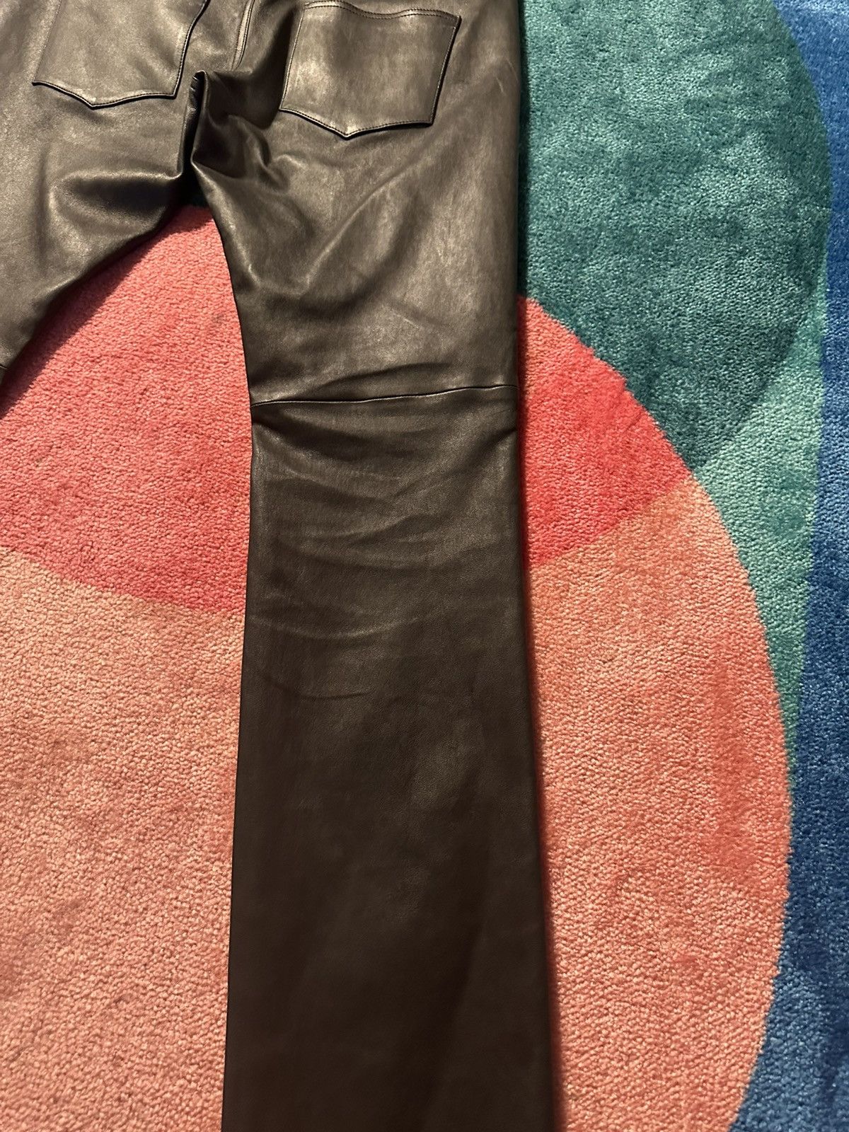1017 ALYX 9SM × Alyx 1017 Alyx 9SM Black Buckle Leather Pants Size US 34 / EU 50 - 11 Thumbnail