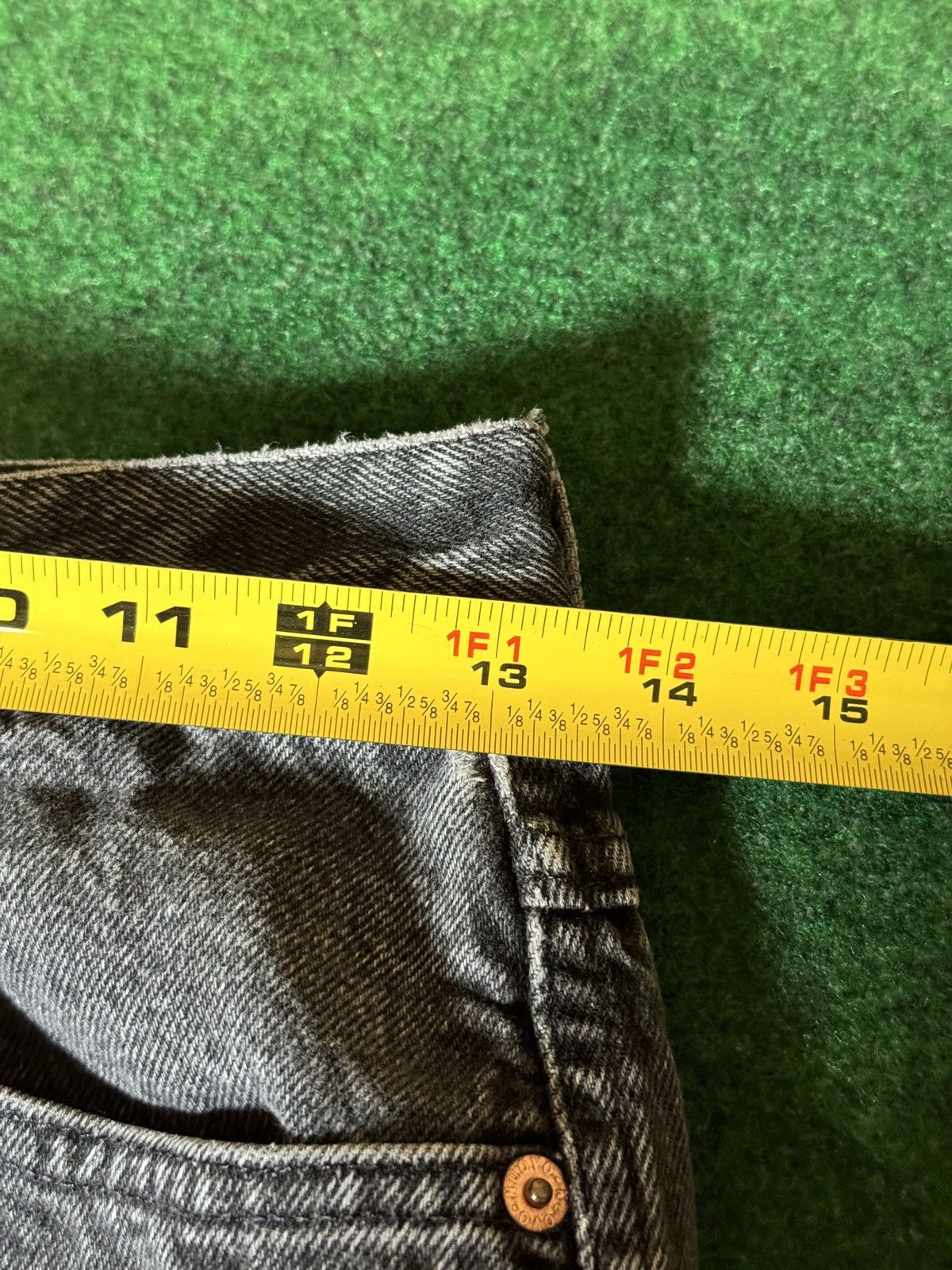 Vintage Vintage 70s Nuovo Straight Taper Talon Zipper Black Jeans Size 26" / US 2 / IT 38 - 6 Thumbnail