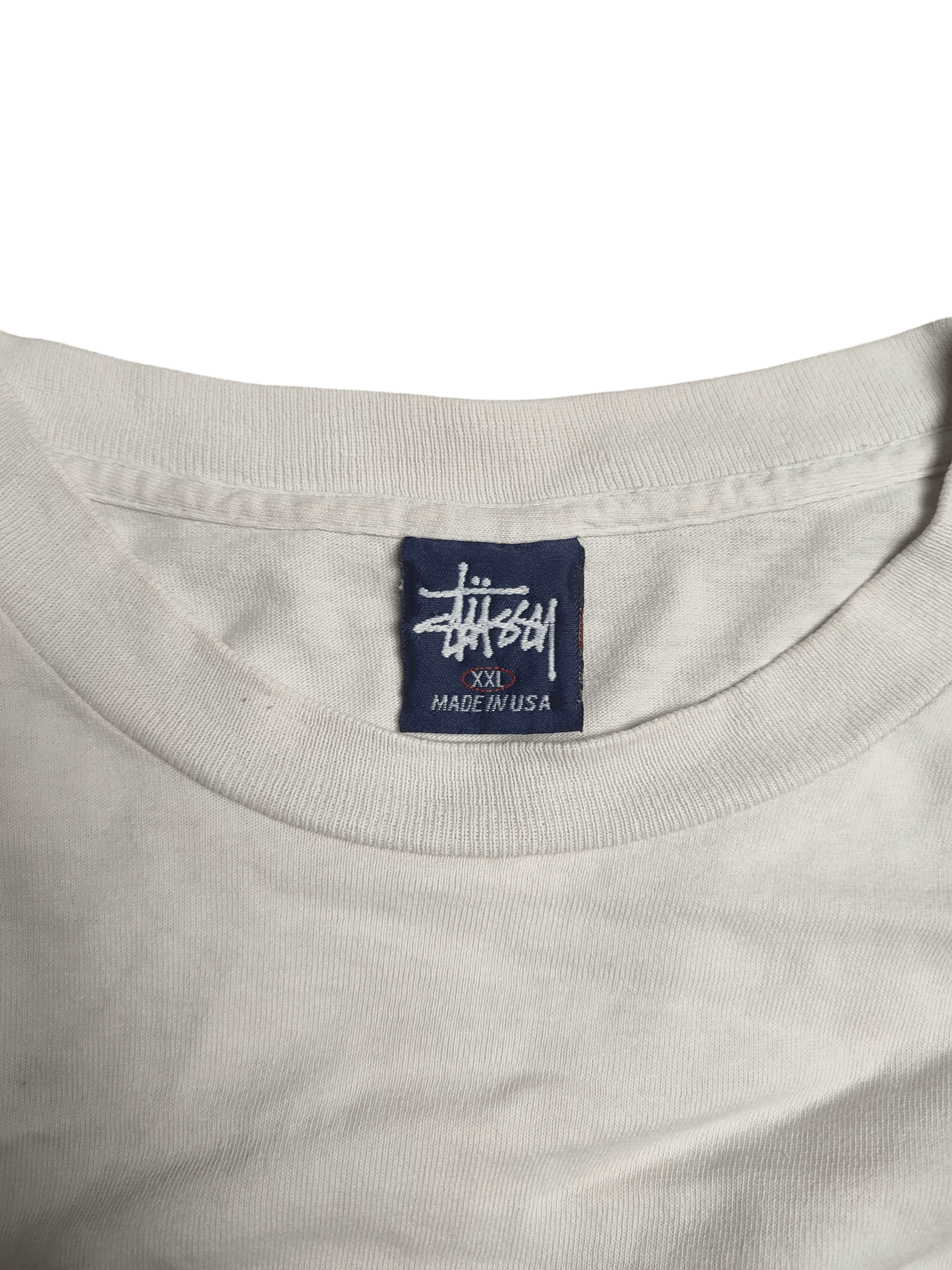 Stussy [DELETED] Stussy S2C Mixes Tunes 1990s Vintage Tshirt Size US XXL / EU 58 / 5 - 5 Thumbnail