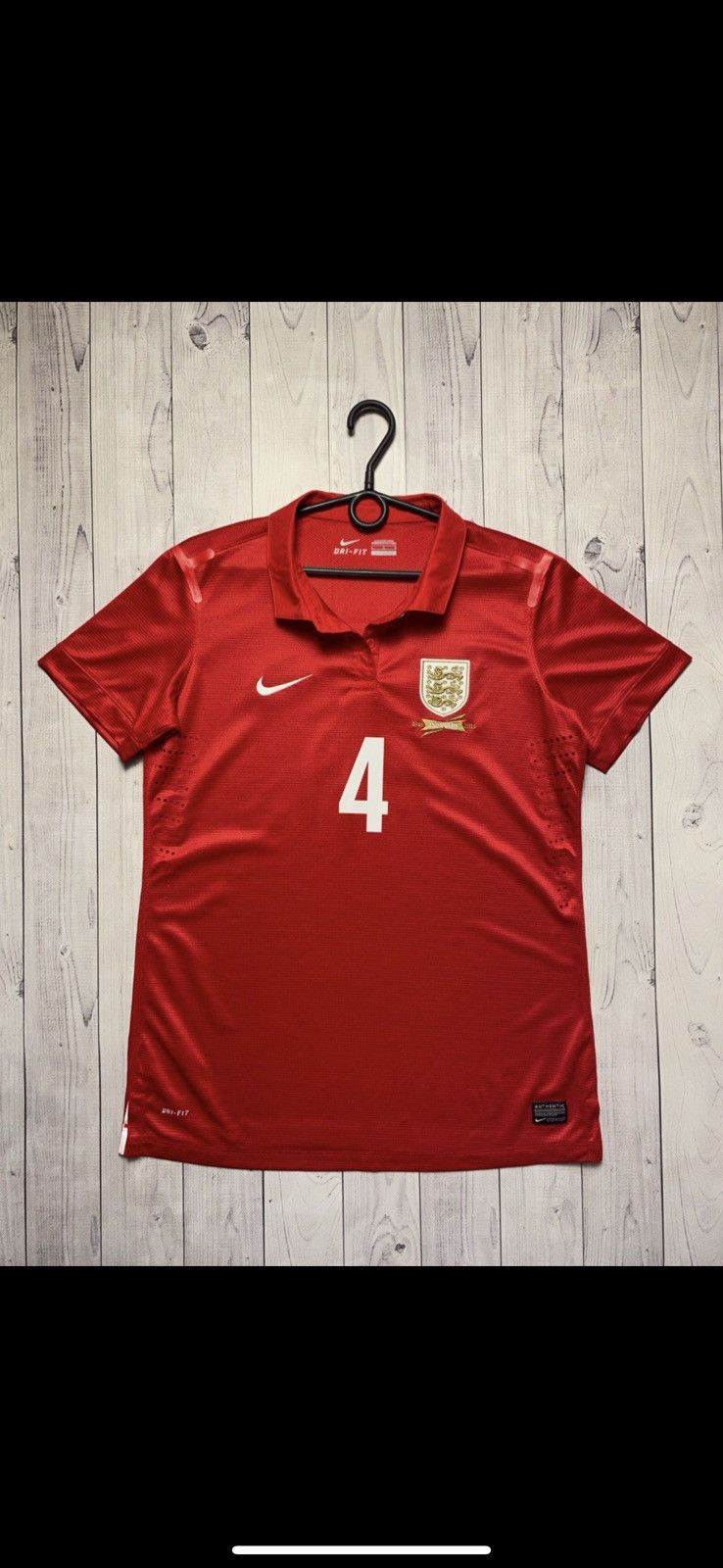 Nike Vintage Nike England soccer jersey women’s player 4 L Size L / US 10 / IT 46 - 1 Thumbnail