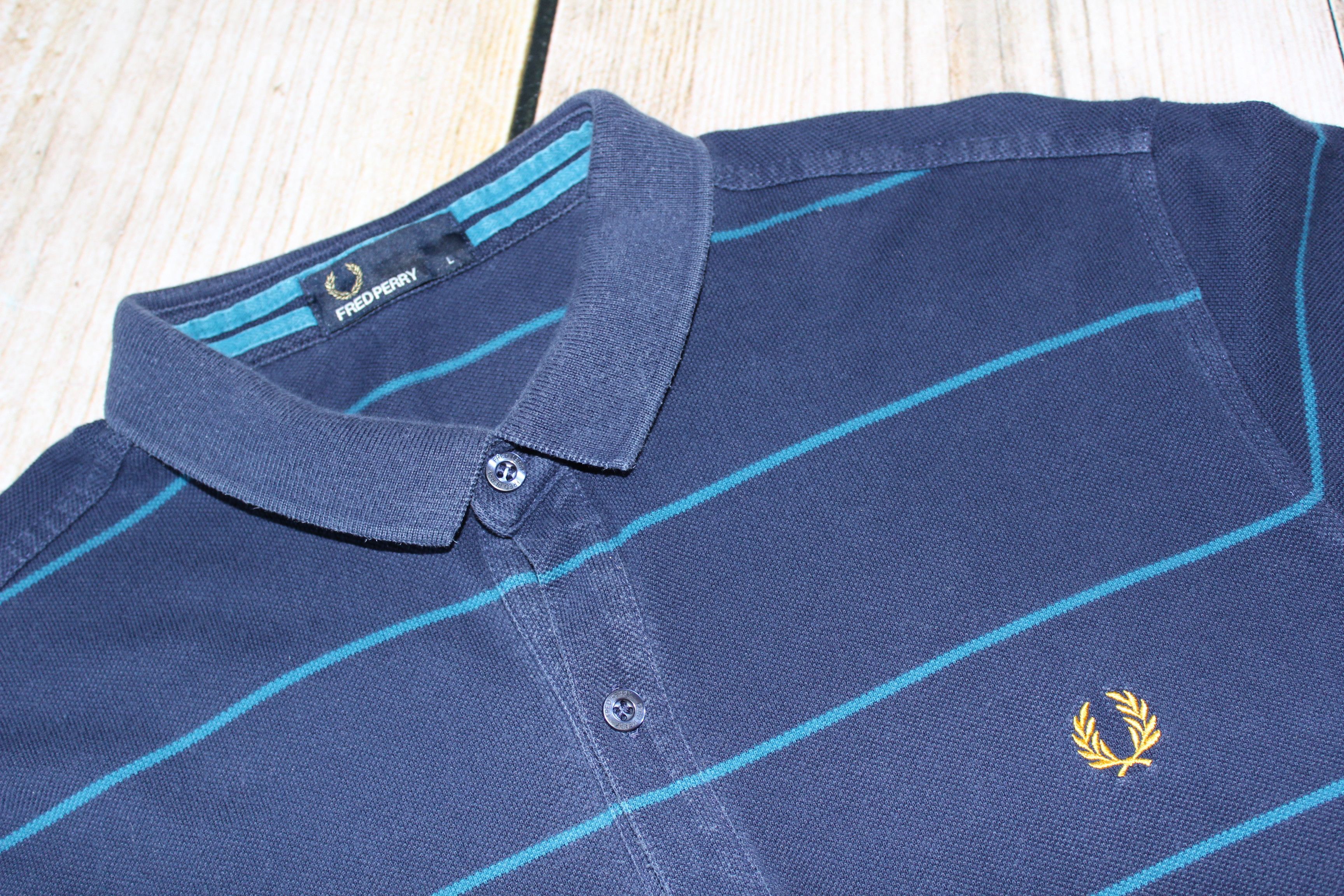 Fred Perry Fred Perry Short Sleeve Blue Polo Shirt Size US L / EU 52-54 / 3 - 1 Thumbnail