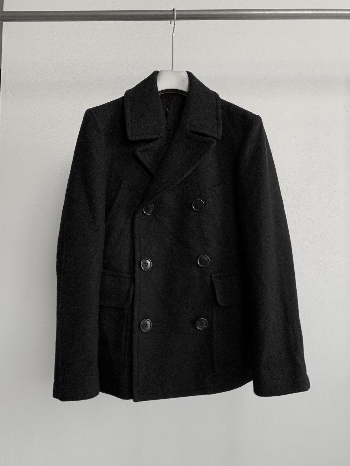 CABANE de ZUCCa Issey Miyake Cabane de Zucca Double Breasted Wool Coat Size US S / EU 44-46 / 1 - 1 Thumbnail