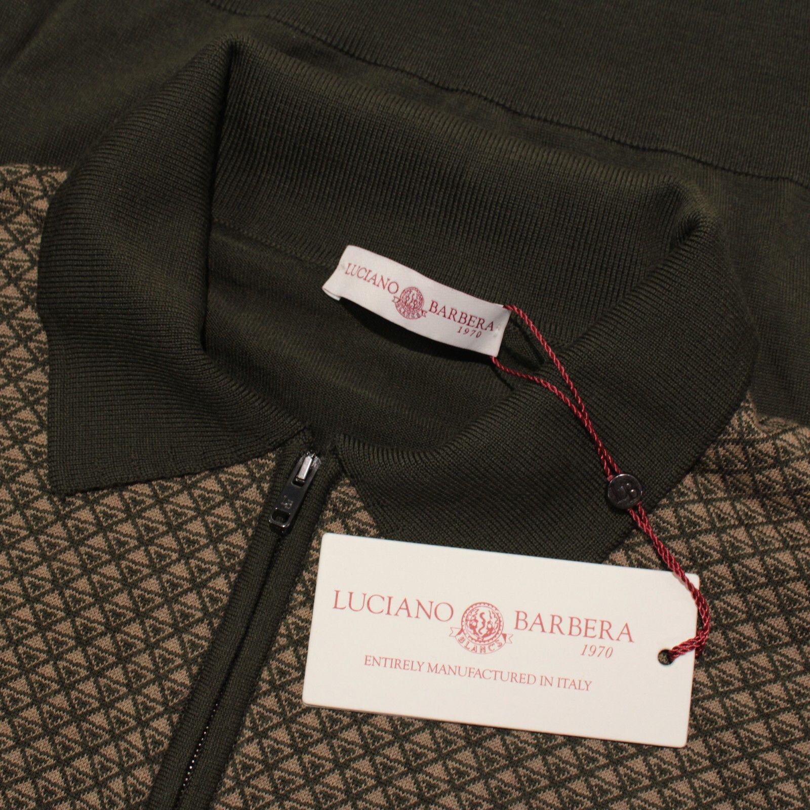 Luciano Barbera Luciano Barbera Sweater Size US M in Green Size US M / EU 48-50 / 2 - 1 Thumbnail
