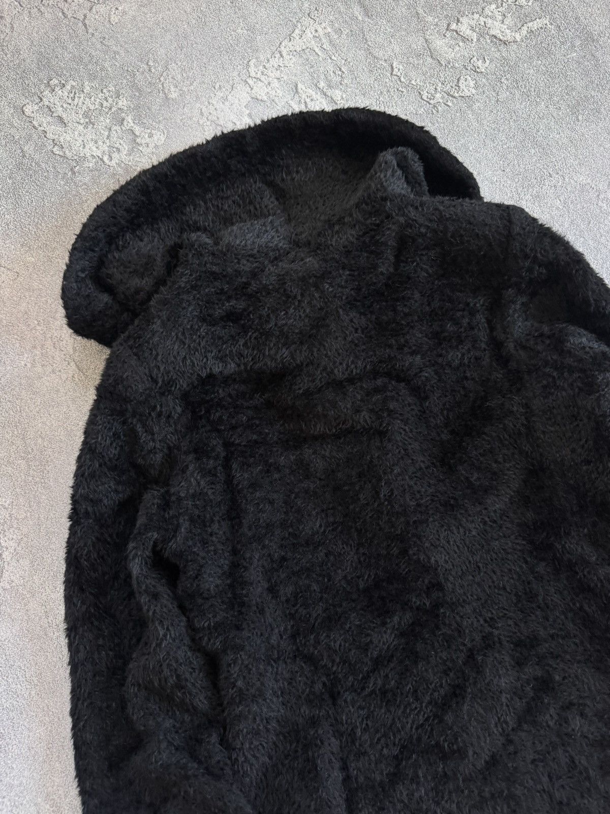 Max Mara × Weekend Max Mara Max Mara USA12/GB14 black alpaca/wool coat button up jacket Size XL / US 12-14 / IT 48-50 - 22 Thumbnail