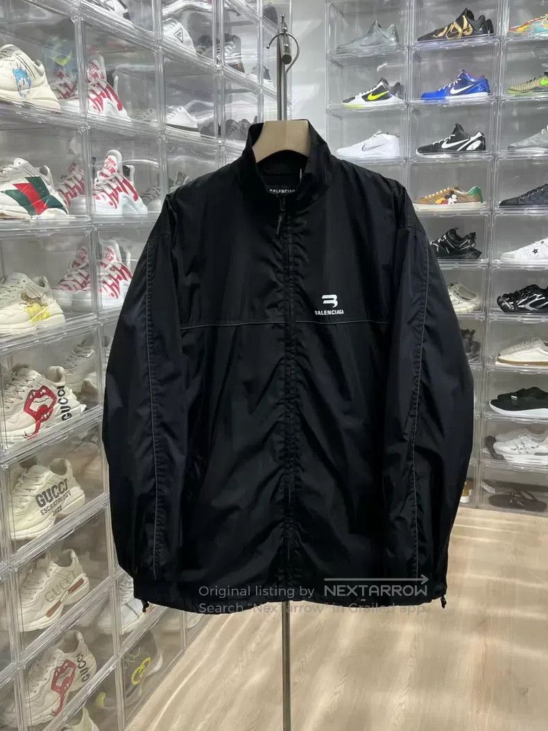 Balenciaga Balenciaga Double Hooked Windbreaker Jacket Size US S / EU 44-46 / 1 - 1 Thumbnail