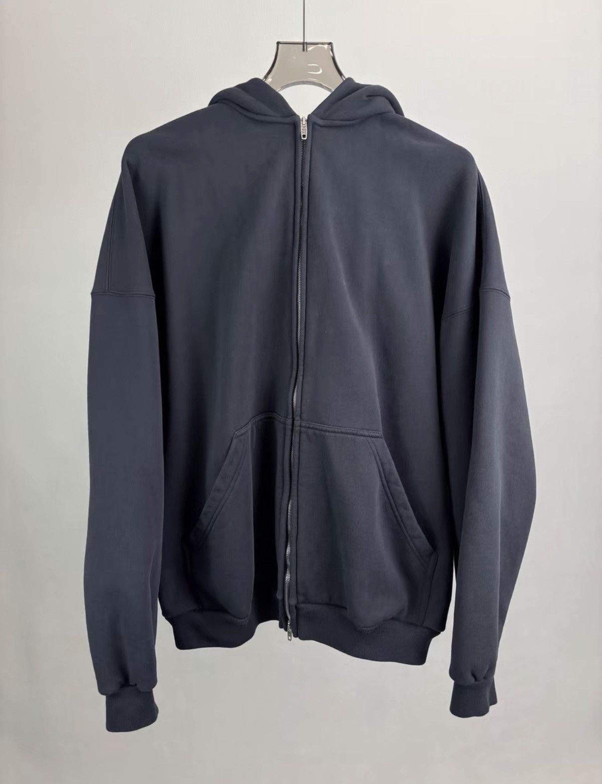 Balenciaga BALENCIAGA Double Ring Four-Sleeve Zip-Up Hooded Jacket K1 Size US M / EU 48-50 / 2 - 1 Thumbnail