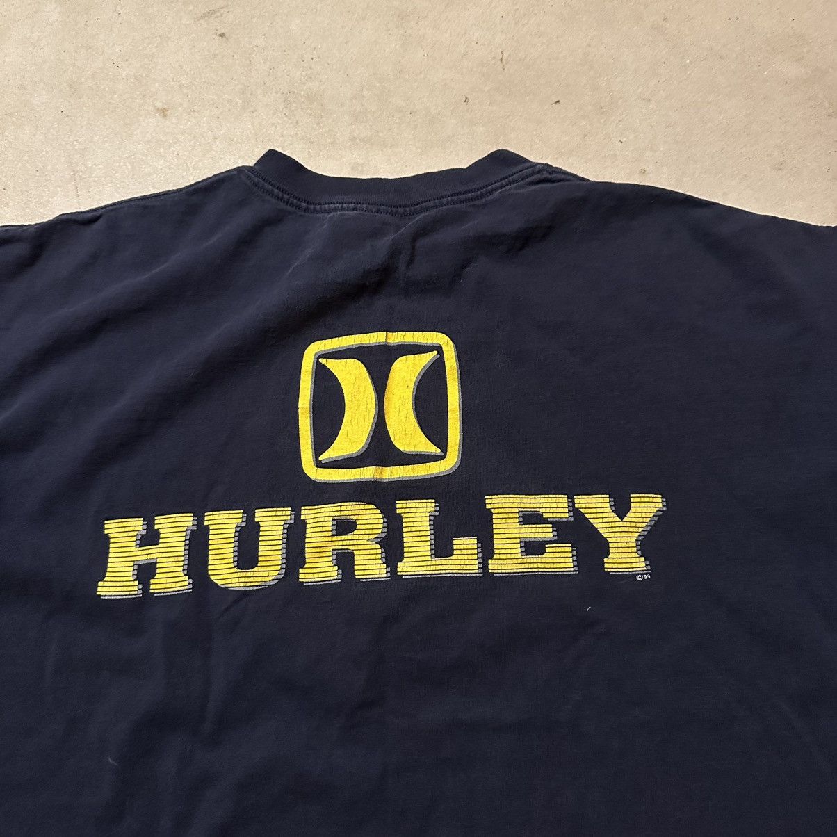 Hurley Vintage 1999 Navy Hurley 999 Surf Skater Long Sleeve Shirt Size US XL / EU 56 / 4 - 7 Thumbnail