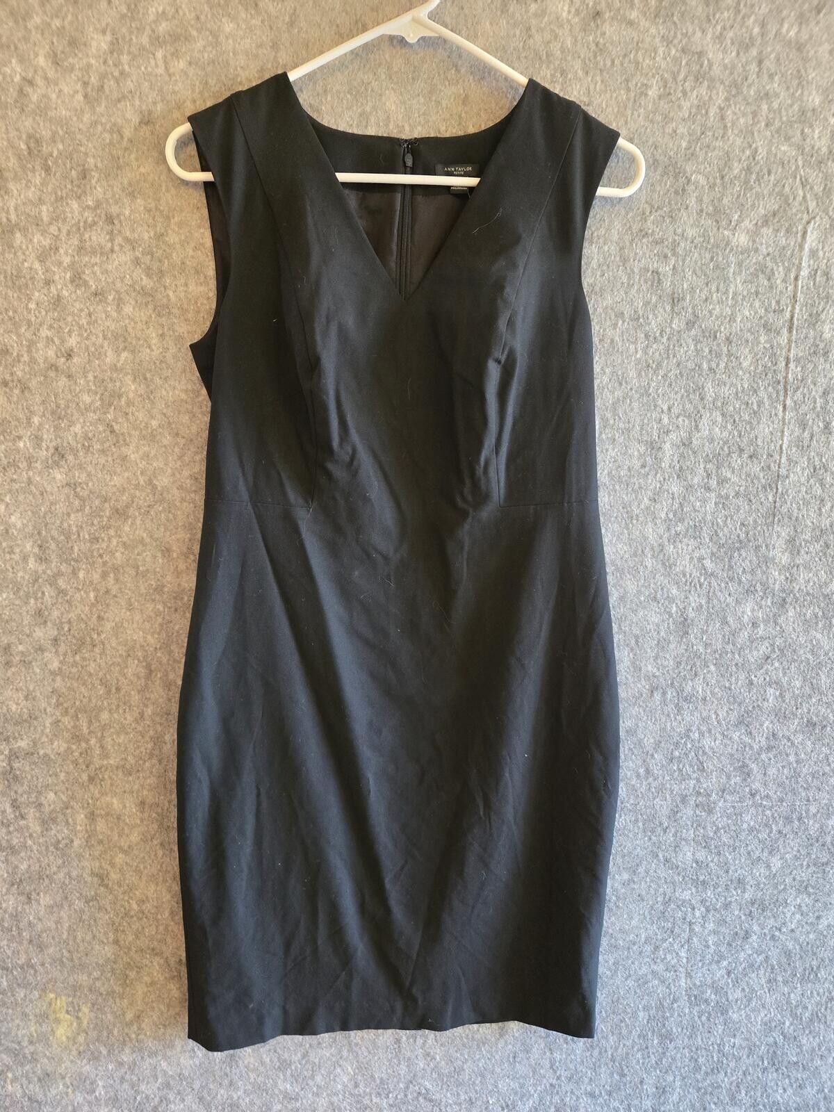 Ann Taylor NWT Little Black Dress Ann Taylor 6P Classic Timelss Sz Size M / US 6-8 / IT 42-44 - 1 Thumbnail