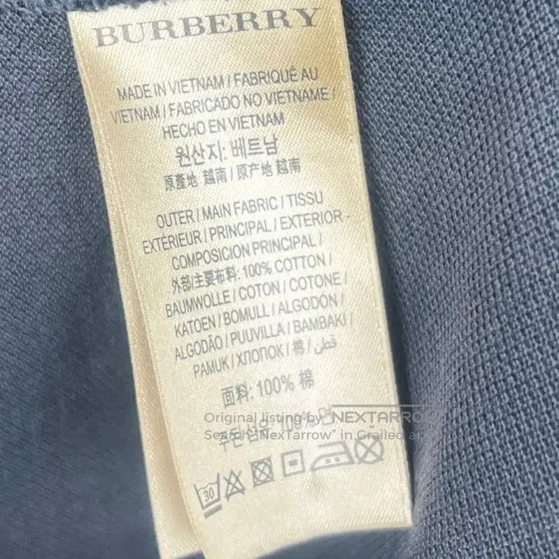 Burberry Burberry Men's Black Gray Cotton Polo Shirt. Size US S / EU 44-46 / 1 - 5 Thumbnail