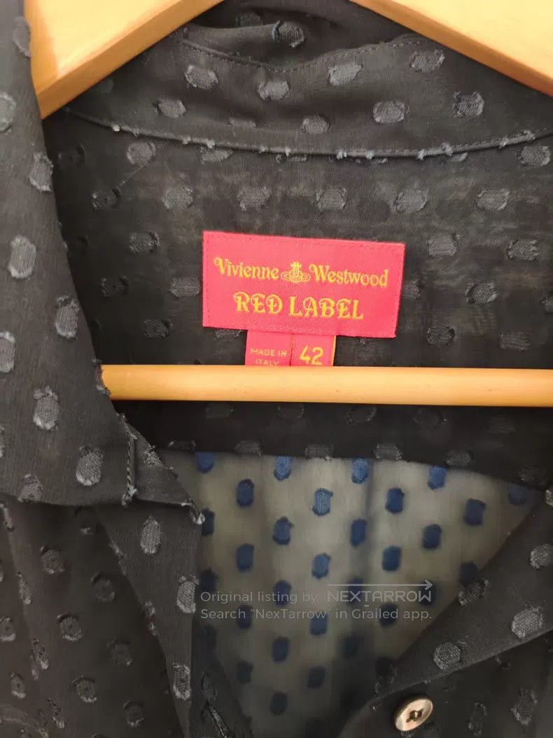 Vivienne Westwood Vivienne Westwood Transparent Polka Dot Shirt Size M / US 6-8 / IT 42-44 - 2 Thumbnail