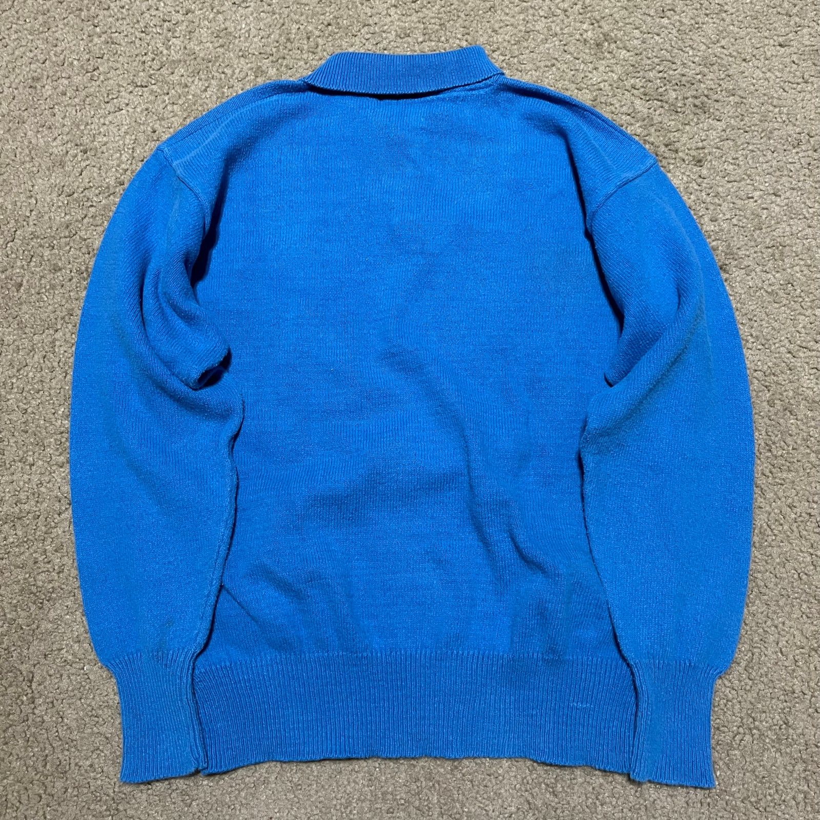 Polo Ralph Lauren Polo Ralph Lauren Thick Cotton Blue Sweater/Polo XL Size US XL / EU 56 / 4 - 2 Thumbnail