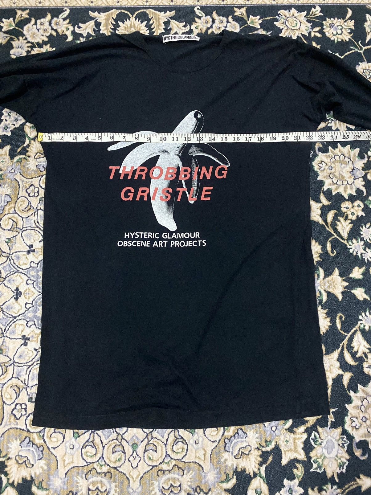 Hysteric Glamour Hysteric Glamour x Band Throbing Gistle art projects tee Size US L / EU 52-54 / 3 - 9 Thumbnail