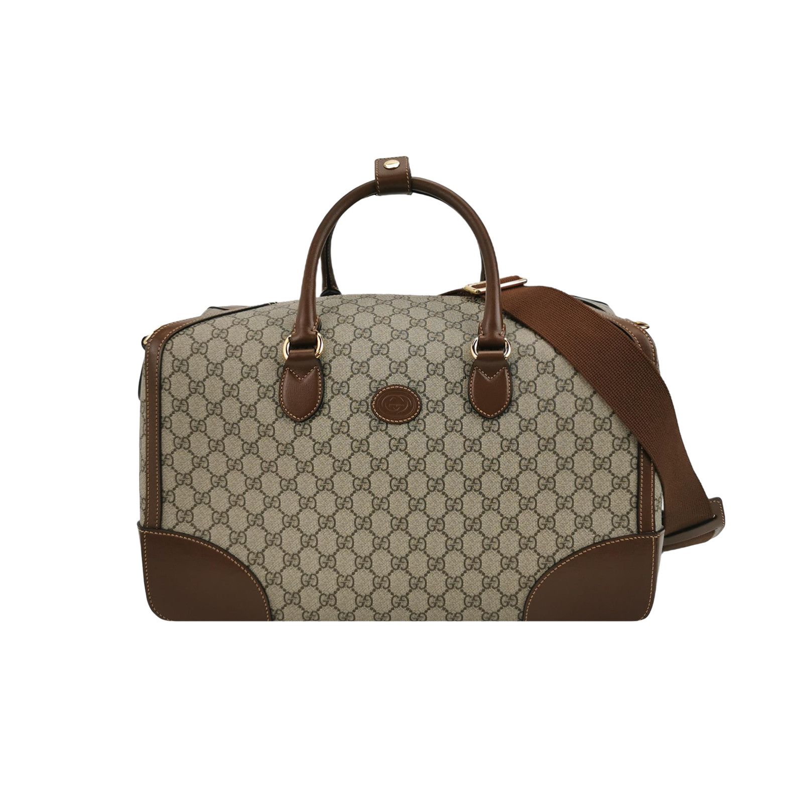 Gucci Gucci GG Supreme Monogram Duffle Bag ONE SIZE Size ONE SIZE - 1 Thumbnail