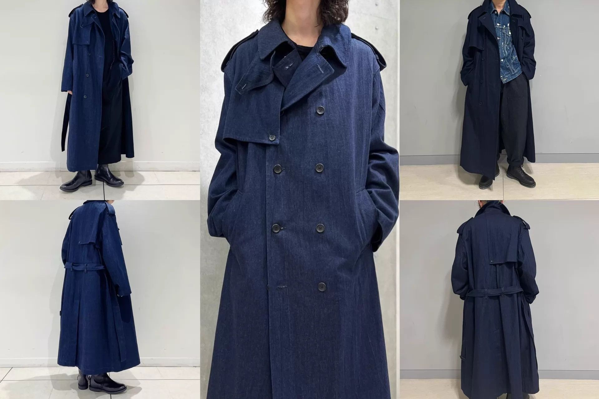 Yohji Yamamoto Yohji Yamamoto 23AW DB Asymmetric Military Trench Coat Size US L / EU 52-54 / 3 - 3 Thumbnail