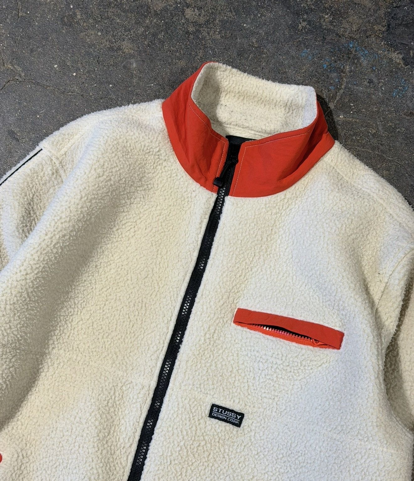 Stussy Stussy Nylon Mock Neck Fleece Size US L / EU 52-54 / 3 - 2 Thumbnail