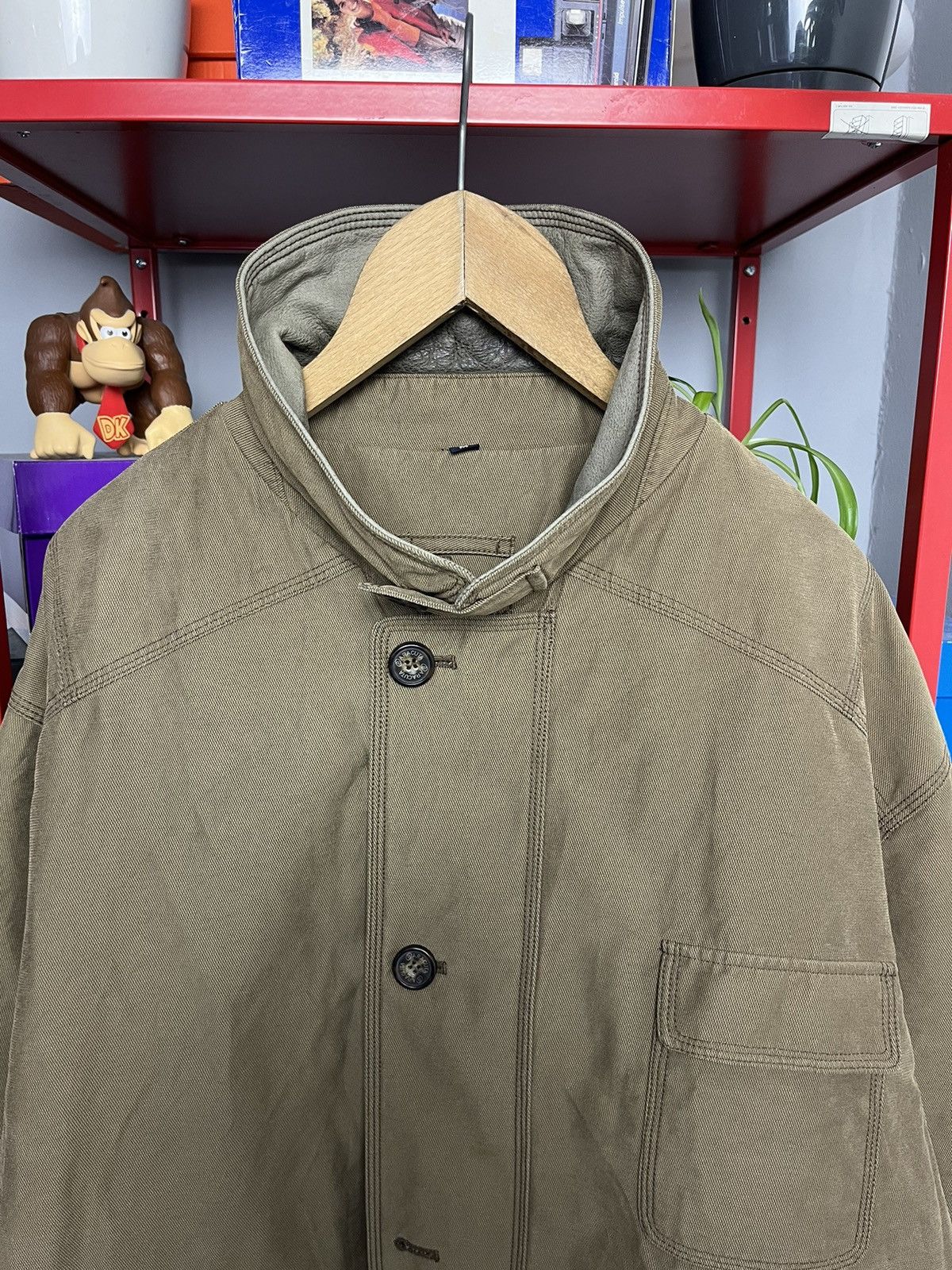 Baracuta × Vintage Vintage 00s Baracuta heavy insulated leather collar coat Size US L / EU 52-54 / 3 - 13 Thumbnail