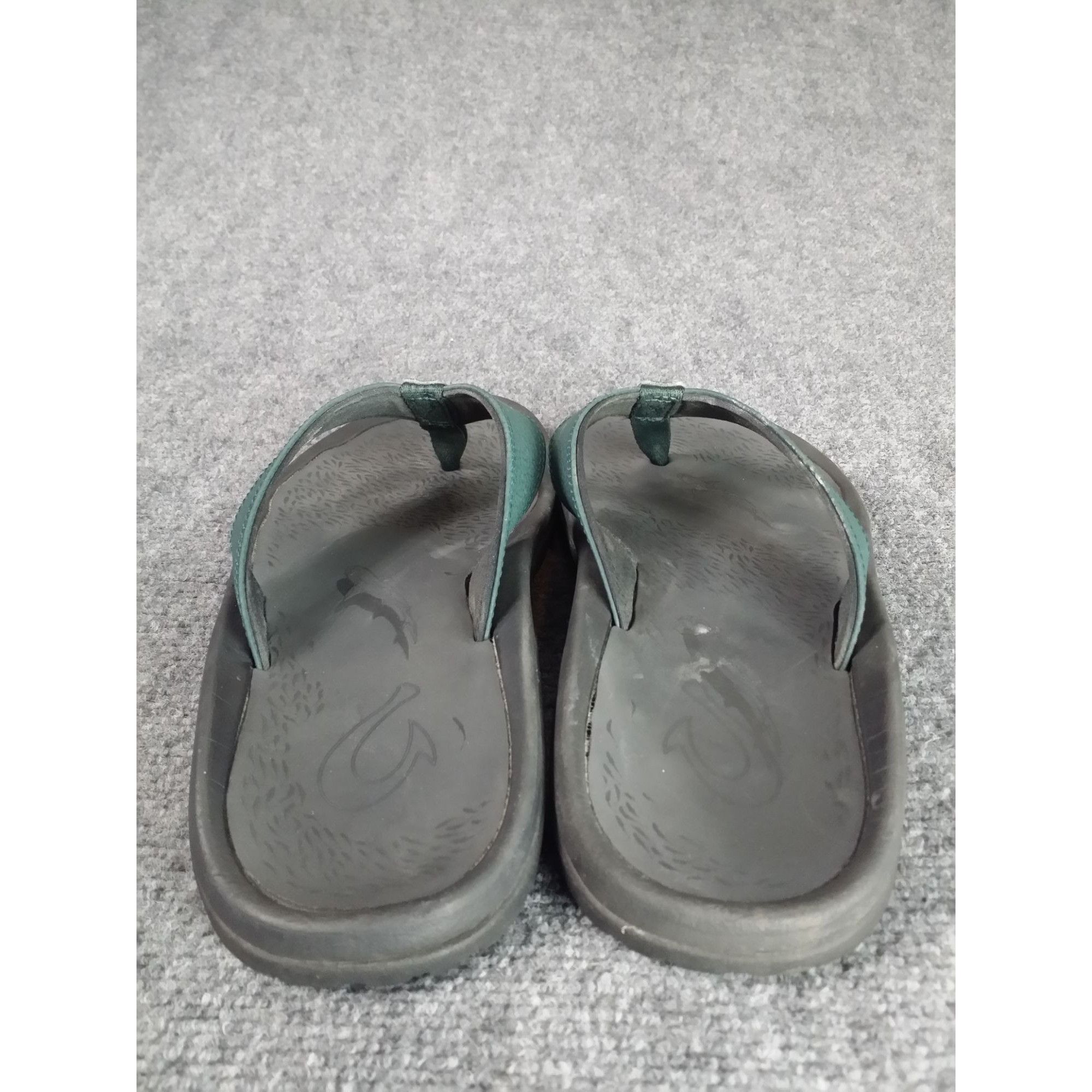 Olukai Olukai Ohana Sandals Men Sz 10 M Green Rubber Casual Outdoor Size US 10 / EU 43 - 5 Thumbnail