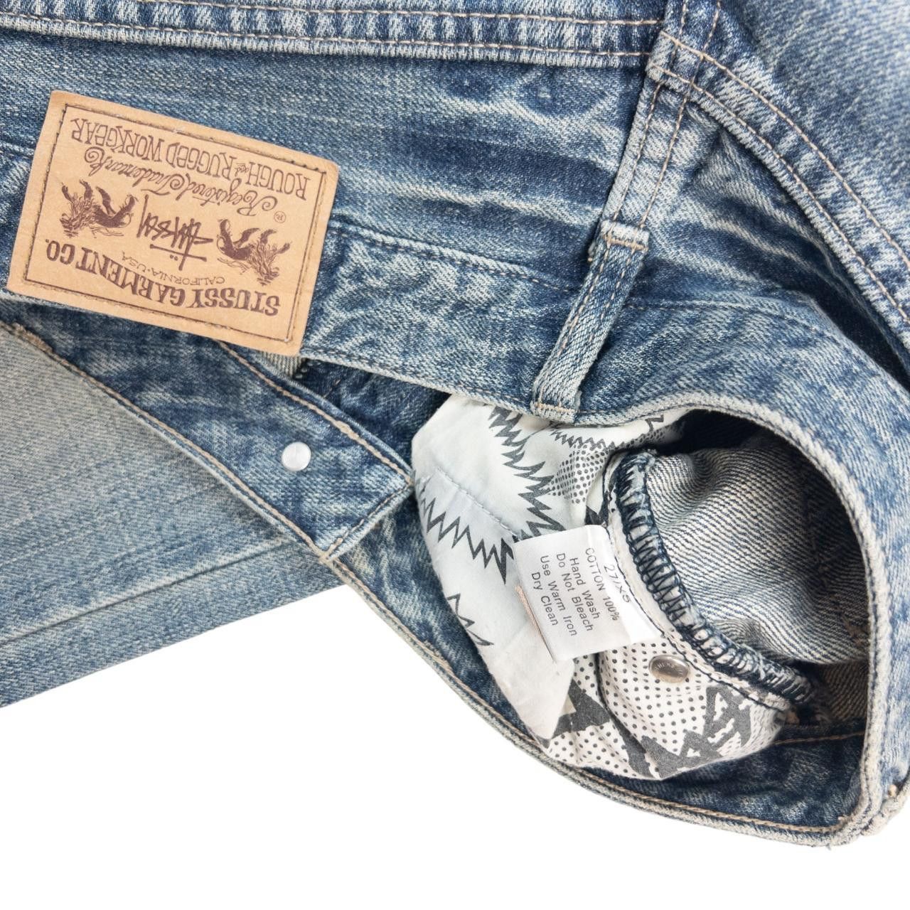 Stussy Vintage Stussy Graffiti Denim Jeans Size W28 Size US 28 / EU 44 - 6 Thumbnail