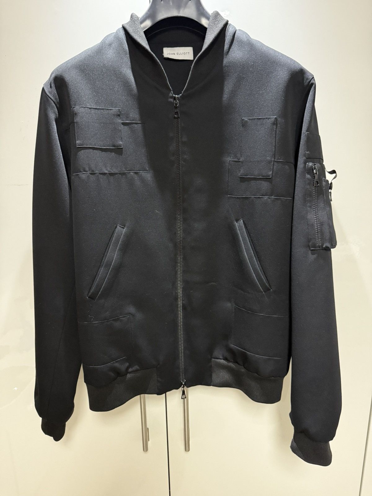 John Elliott John Elliott Paneled Flight Jacket Size US L / EU 52-54 / 3 - 1 Thumbnail