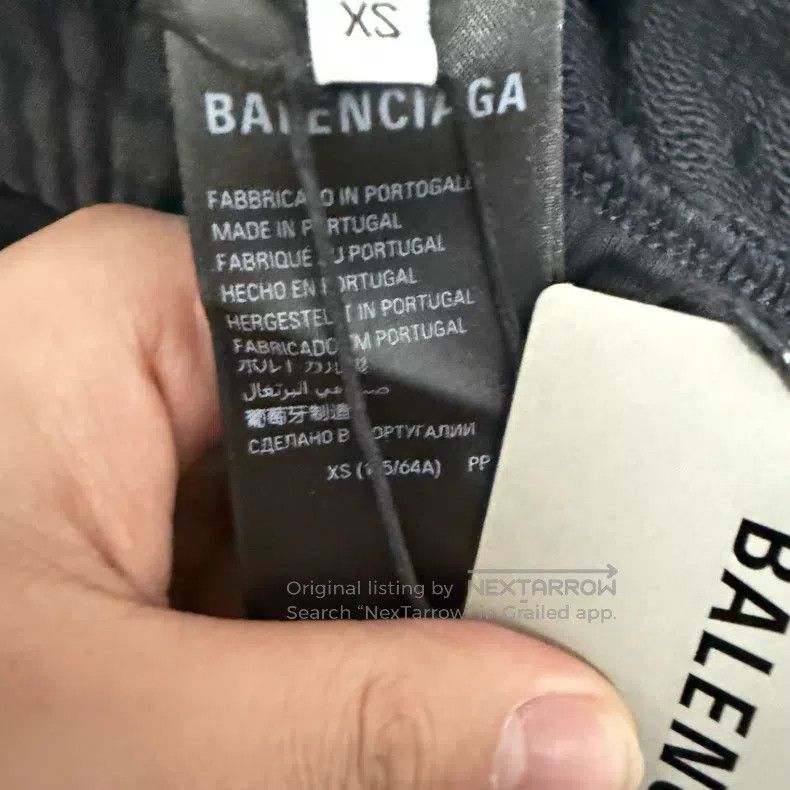 Balenciaga Balenciaga size XS Reversed distressed lettering water-was Size US 27 - 4 Thumbnail