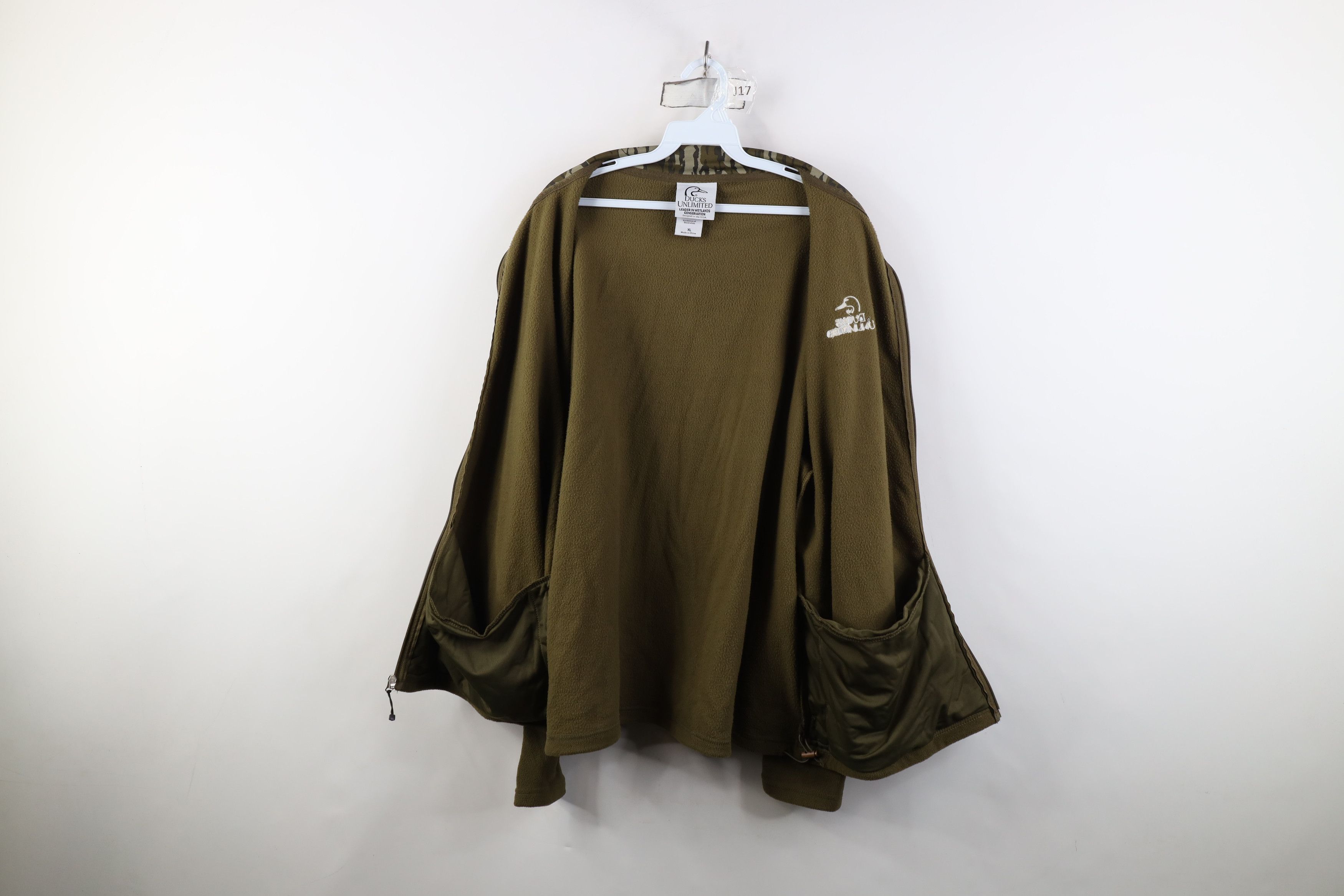 Vintage Vintage Ducks Unlimited Camouflage Full Zip Fleece Jacket Size US XL / EU 56 / 4 - 11 Thumbnail
