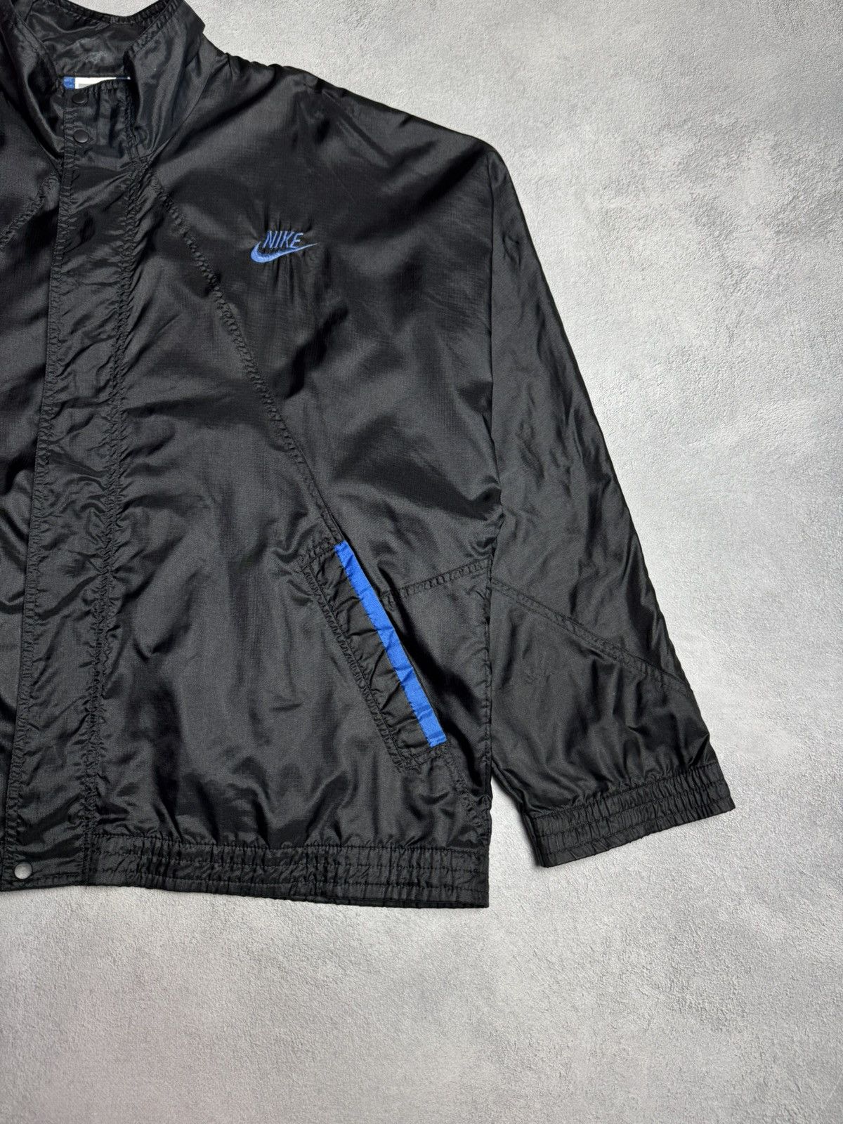 Nike 1990s Nike Vintage Nylon Track Jacket Small Logo size XL Size US XL / EU 56 / 4 - 7 Thumbnail