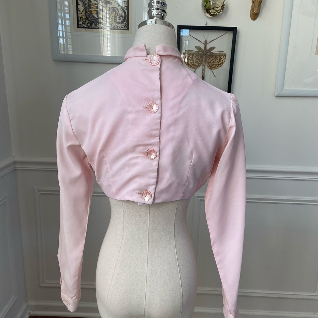 Vintage Vintage 60s Red Velveteen Shift Dress Pink Cropped Blouse XS Size XS / US 0-2 / IT 36-38 - 10 Thumbnail