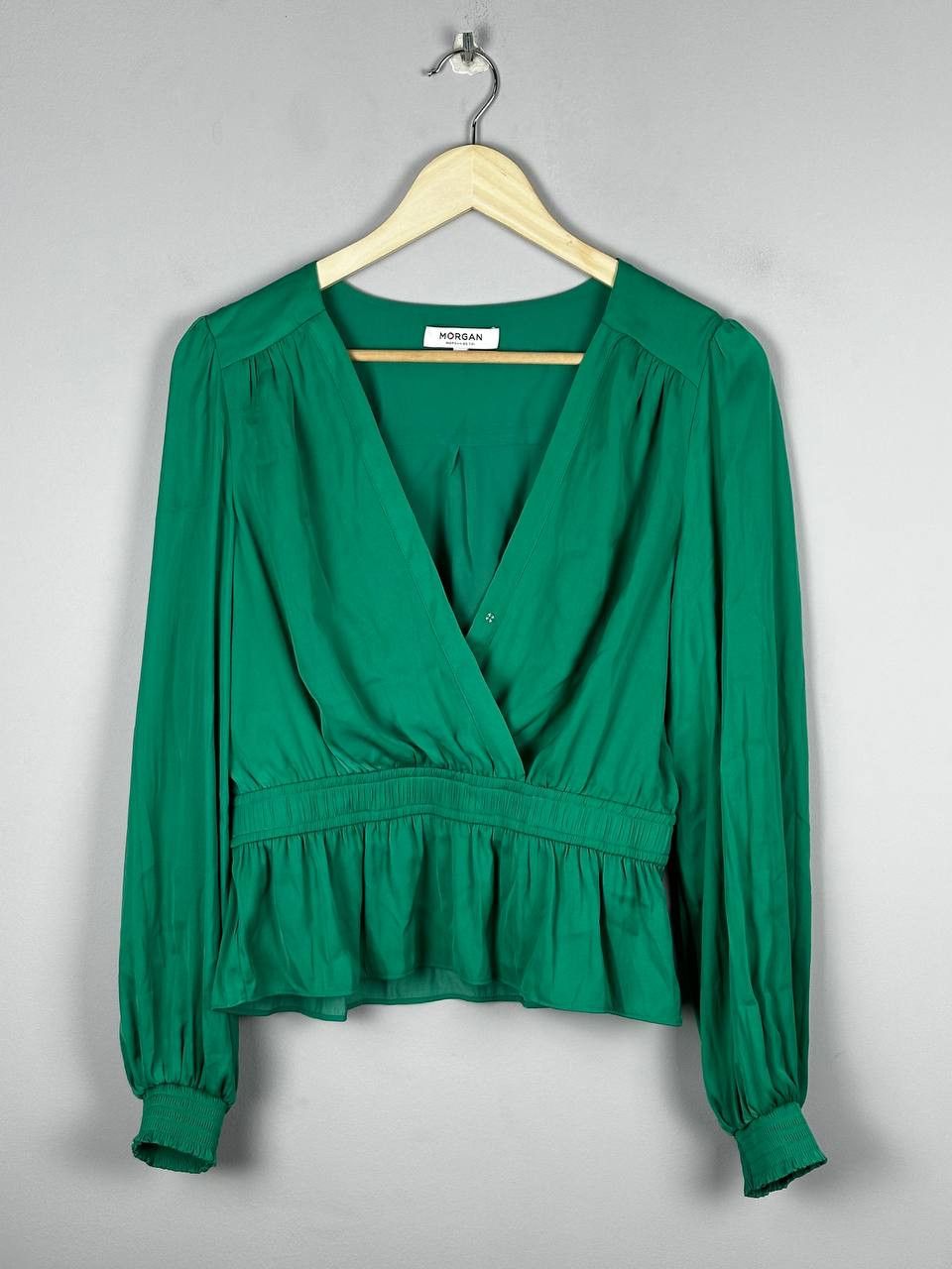 Morgan De Toi Morgan De Toi Green Sexy Tank Top Blouse Size M / US 6-8 / IT 42-44 - 1 Thumbnail