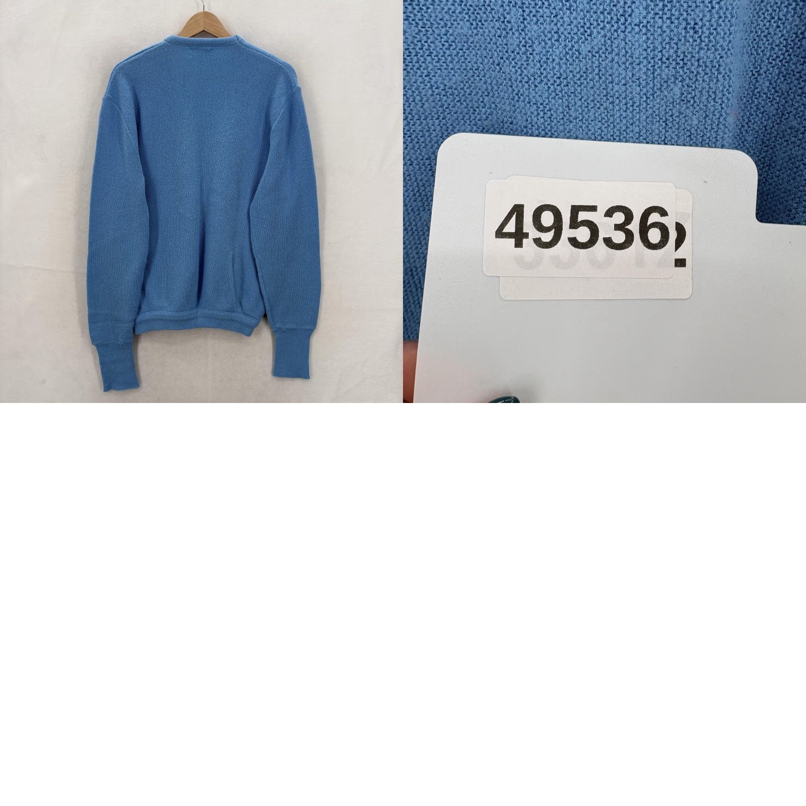 Izod VINTAGE Izod Lacoste Sweater Mens Large Blue V-Neck Croc Logo Pullover Preppy Size US L / EU 52-54 / 3 - 9 Thumbnail