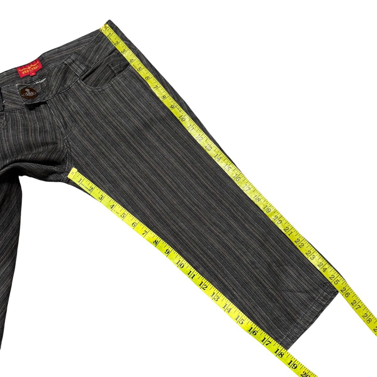 Vivienne Westwood Vivienne Westwood Pinstriped Low Rise Cropped Pants Size 29" - 17 Thumbnail