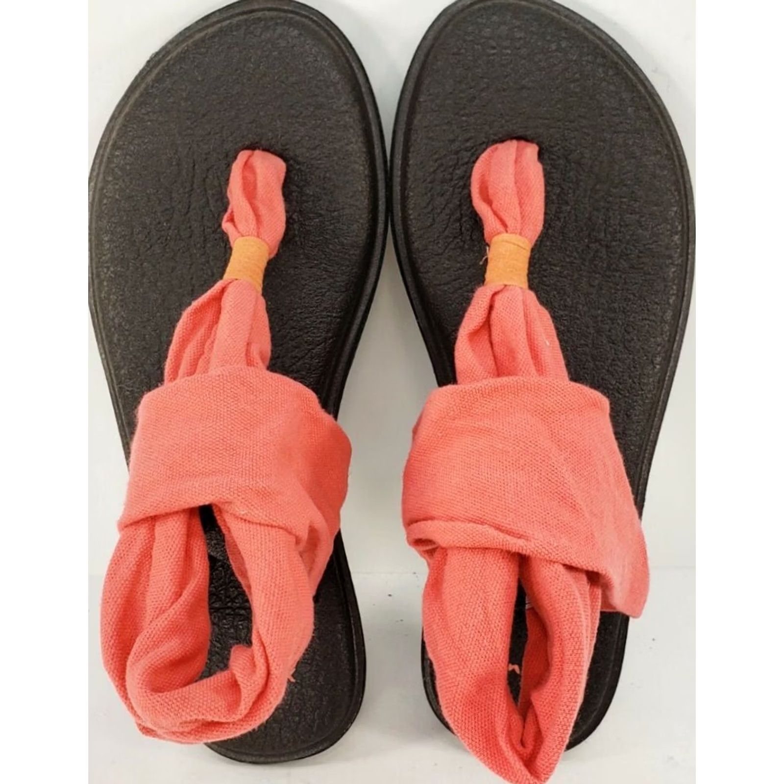 Sanuk Sanuk Yoga Sling 2 Sandals Womens Size 7 Coral Color Slip-On M Sandals Size US 7 / IT 37 - 6 Thumbnail